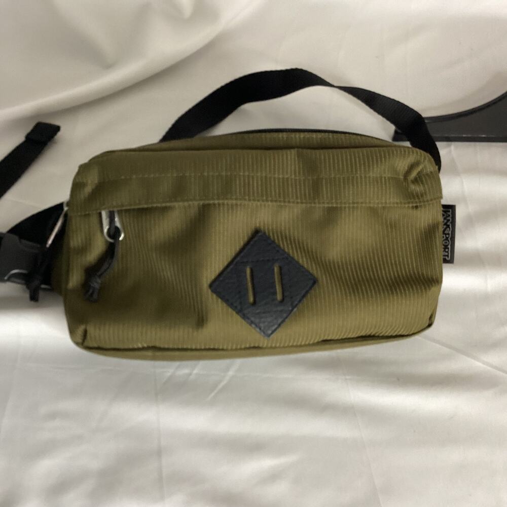 Jansport Jenson Fanny Pack – Retro Green Belt Bag, Unisex Utility Style”